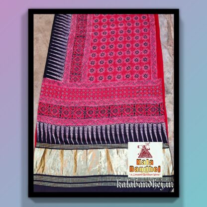 Natural Ajrak Lagdi Palav Modal Silk Saree 20 Ajrak Saree