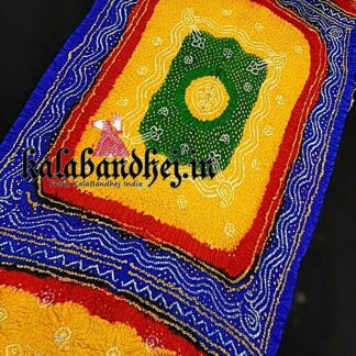 Mutli Color Bandhani Duppata Gaji Silk 03 Bandhani