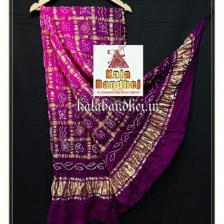 Black-Red Dupatta Bandhani Shibori in Modal Silk Bandhani
