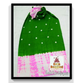 Cotton Stole Designer Stoles Scarf In Shibori Tie Dye Bandhani Pattern Bandhani