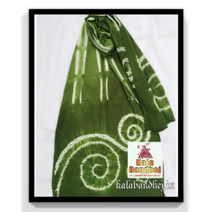 Cotton Stole Designer Stoles Scarf In Shibori Tie Dye Bandhani Pattern 15 Bandhani