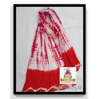 Cotton Stole Designer Stoles Scarf In Shibori Tie Dye Bandhani Pattern 20 Bandhani