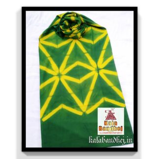 Cotton Stole Designer Stoles Scarf In Shibori Tie Dye Bandhani Pattern 22 Bandhani
