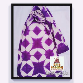 Cotton Stole Designer Stoles Scarf In Shibori Tie Dye Bandhani Pattern 26 Bandhani