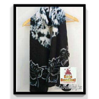 Cotton Stole Designer Stoles Scarf In Shibori Tie Dye Bandhani Pattern 31 Bandhani