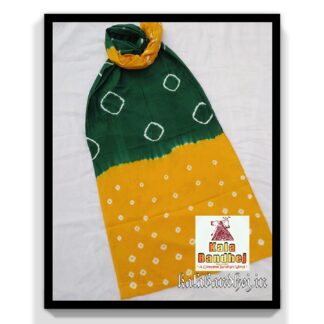 Cotton Stole Designer Stoles Scarf In Shibori Tie Dye Bandhani Pattern 36 Bandhani