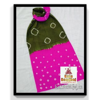 Cotton Stole Designer Stoles Scarf In Shibori Tie Dye Bandhani Pattern 37 Bandhani