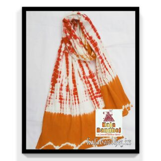 Cotton Stole Designer Stoles Scarf In Shibori Tie Dye Bandhani Pattern 49 Bandhani