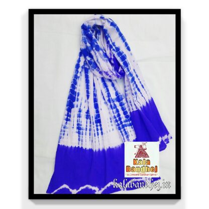 Cotton Stole Designer Stoles Scarf In Shibori Tie Dye Bandhani Pattern 49 Bandhani