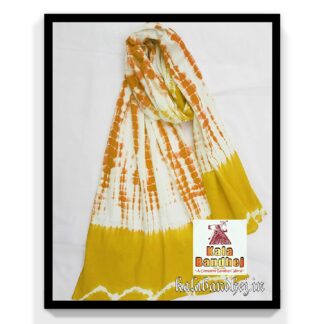 Cotton Stole Designer Stoles Scarf In Shibori Tie Dye Bandhani Pattern 48 Bandhani