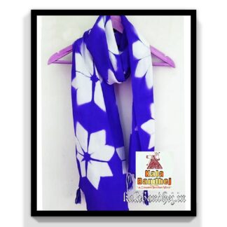 Cotton Stole Designer Stoles Scarf In Shibori Tie Dye Bandhani Pattern 51 Bandhani