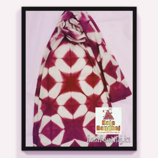 Cotton Stole Designer Stoles Scarf In Shibori Tie Dye Bandhani Pattern 54 Bandhani
