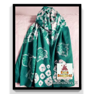 Cotton Stole Designer Stoles Scarf In Shibori Tie Dye Bandhani Pattern 58 Bandhani