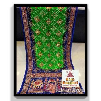 Bandhani Saree Embroidery Work Modal Silk 15 Bandhani