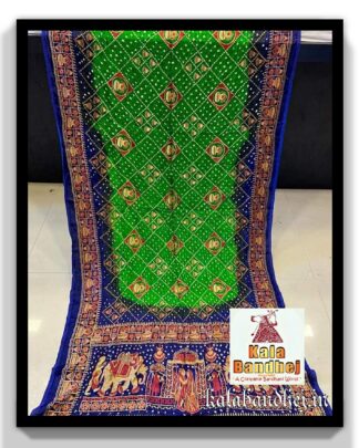 Bandhani Saree Embroidery Work Modal Silk 13 Bandhani