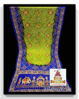 Bandhani Saree Embroidery Work Modal Silk 22 Bandhani
