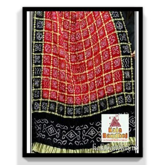Bandhani Saree Embroidery Work Modal Silk 28 Bandhani