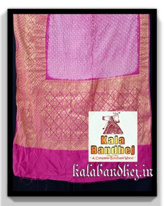 Rani-Baby Saree Kanjivaram Bandhani In Pure Silk Bandhani