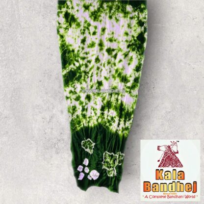 Pure Modal Silk Stole Designer Stoles Scarf In Shibori 07 Bandhani