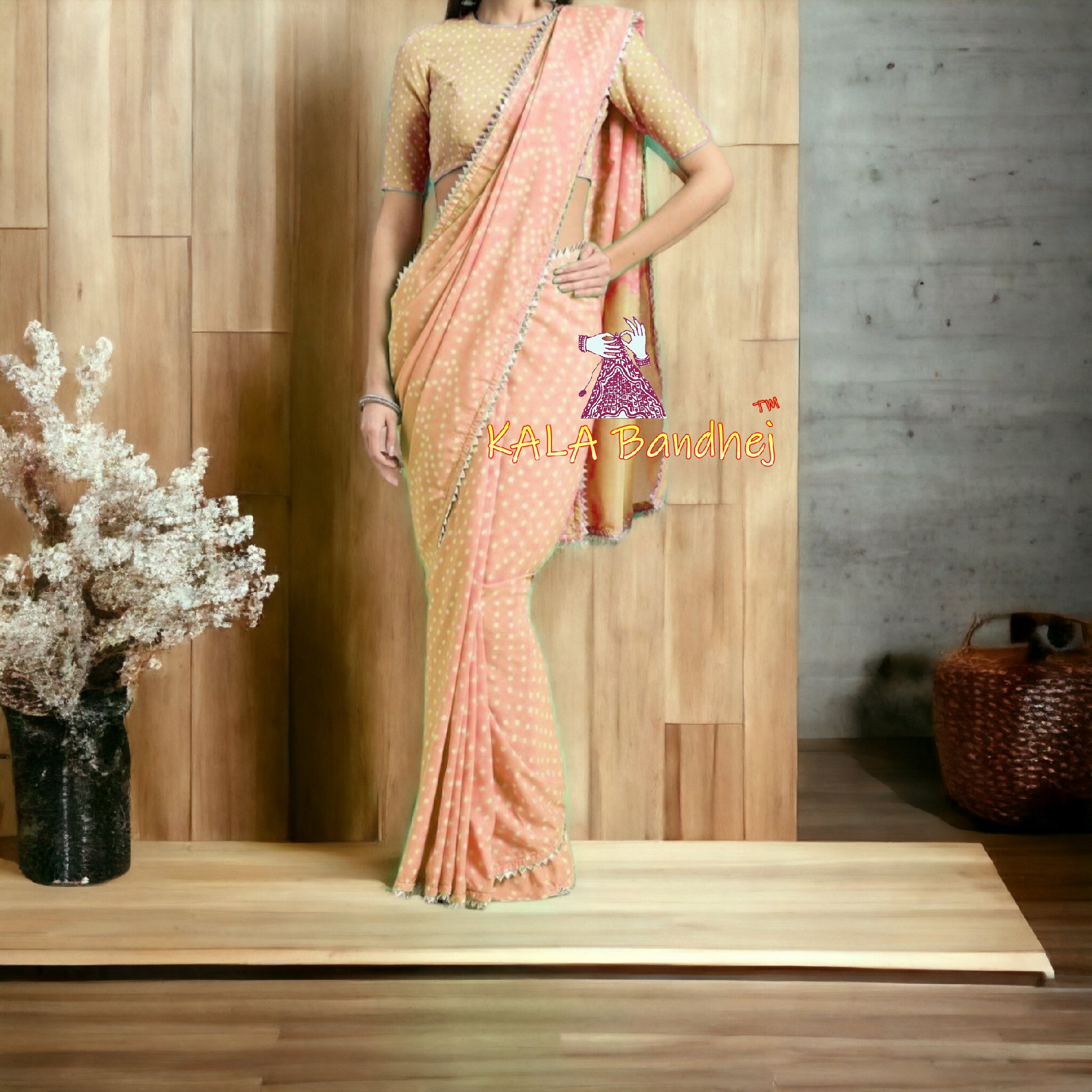 Bandhani Georgette Sarees: Buy Latest Designs Online | Utsav Fashion