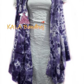 Lavender – White Pure SatinSilk Dress Material Dress Materials