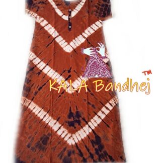 Marble Bandhani Night Gown Explore