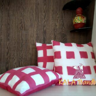 Clamp Dyed Handmade Pillow Cover Setof3 Explore